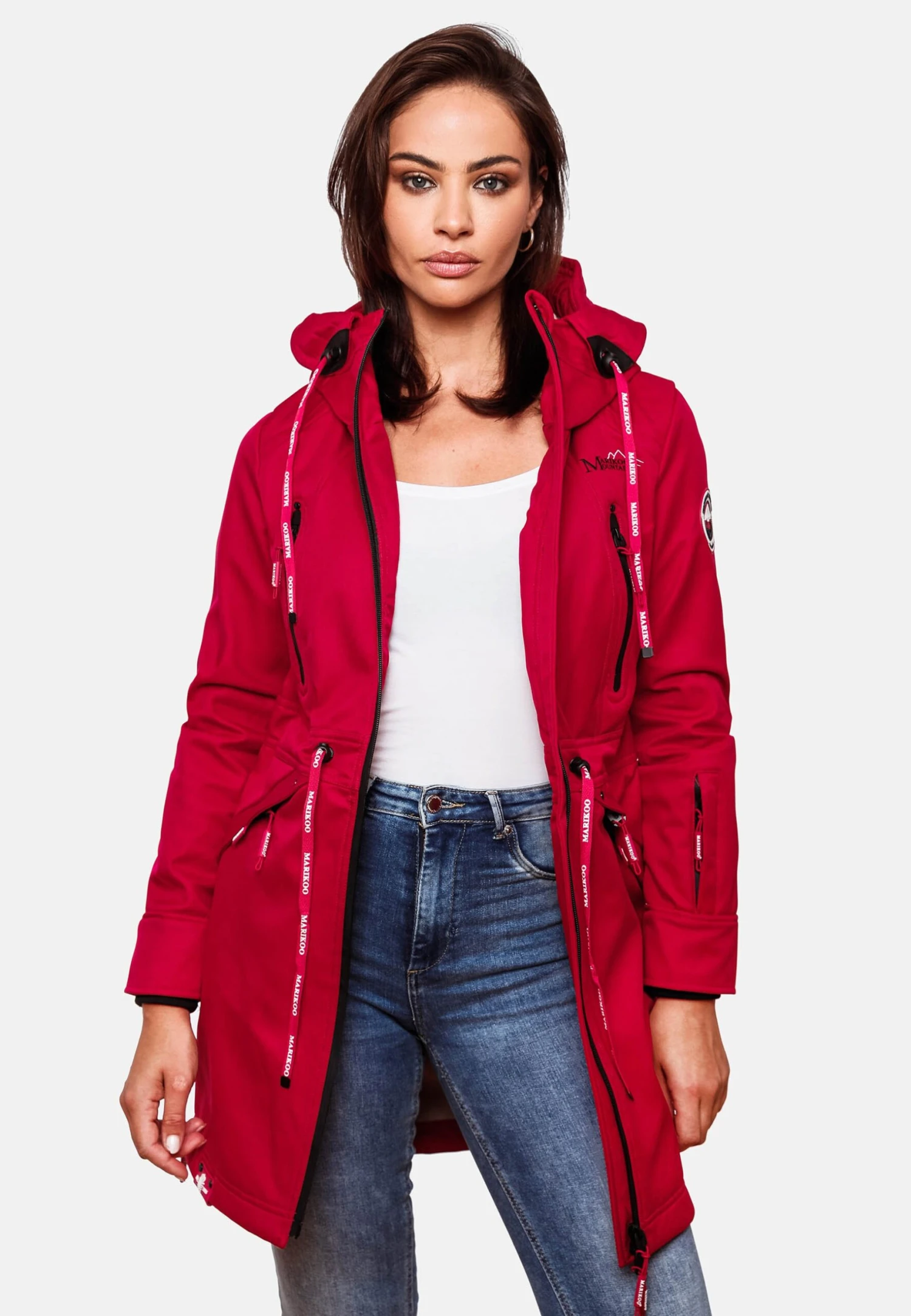 Marikoo Racquelle - Parka - Light Red 4 Marikoo Racquelle - Parka - Light Red - Afbeelding 4