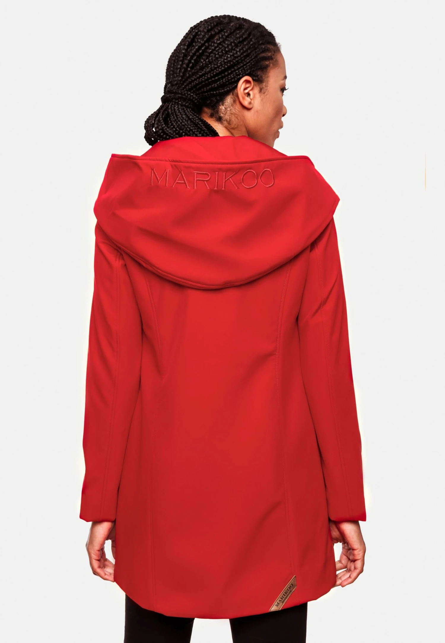Marikoo Mayleen - Regenjas - Light Red 2 Marikoo Mayleen - Regenjas - Light Red - Afbeelding 2