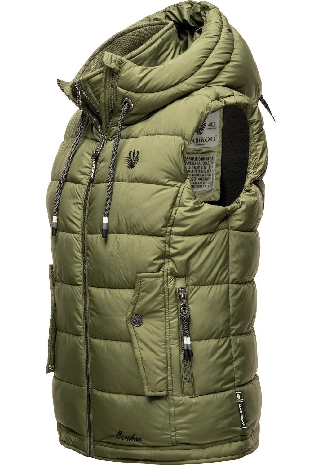 Marikoo Taisaa - Bodywarmer - Olive 5 Marikoo Taisaa - Bodywarmer - Olive - Afbeelding 5