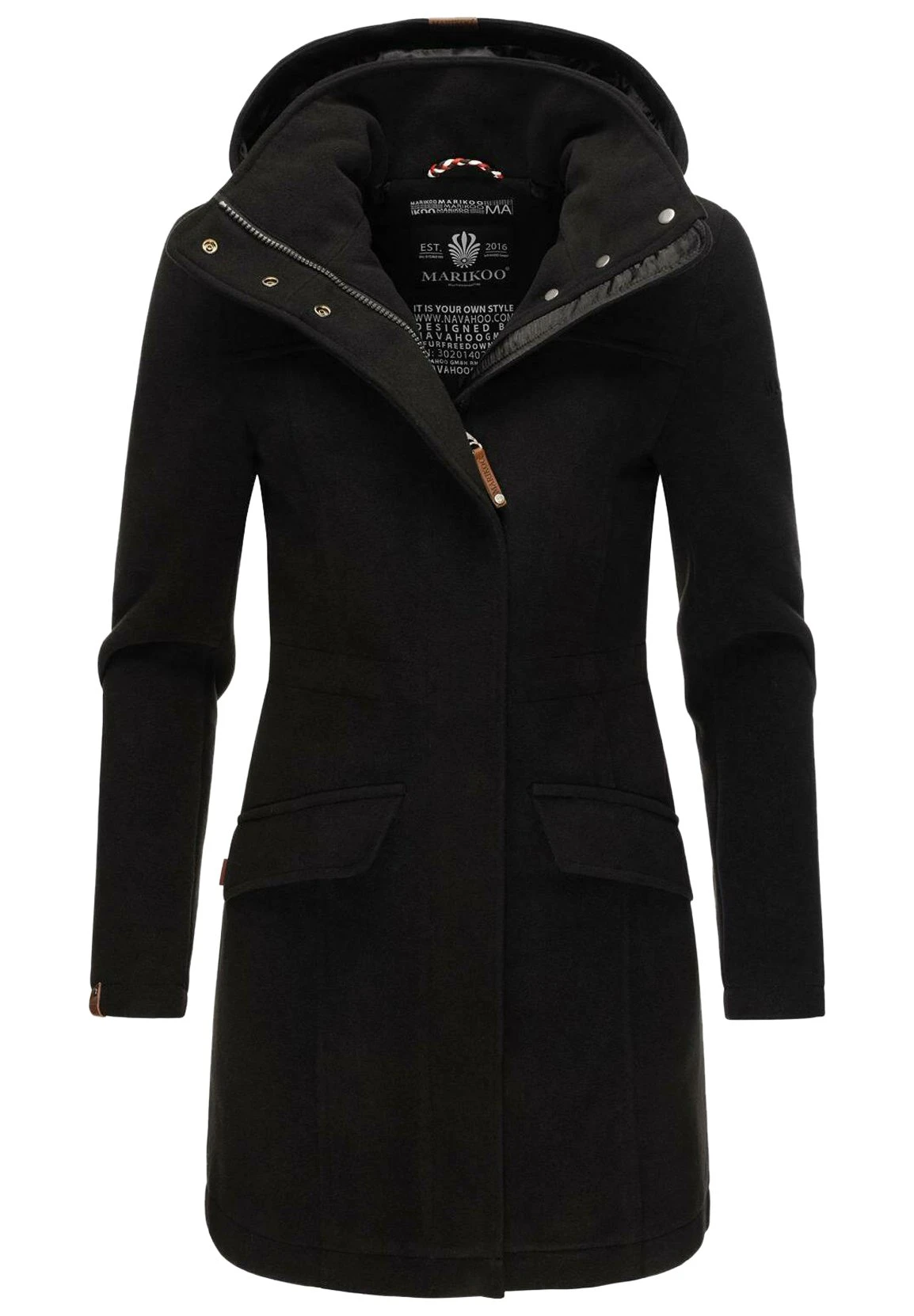 Marikoo Leilaniaa - Winterjas - Black