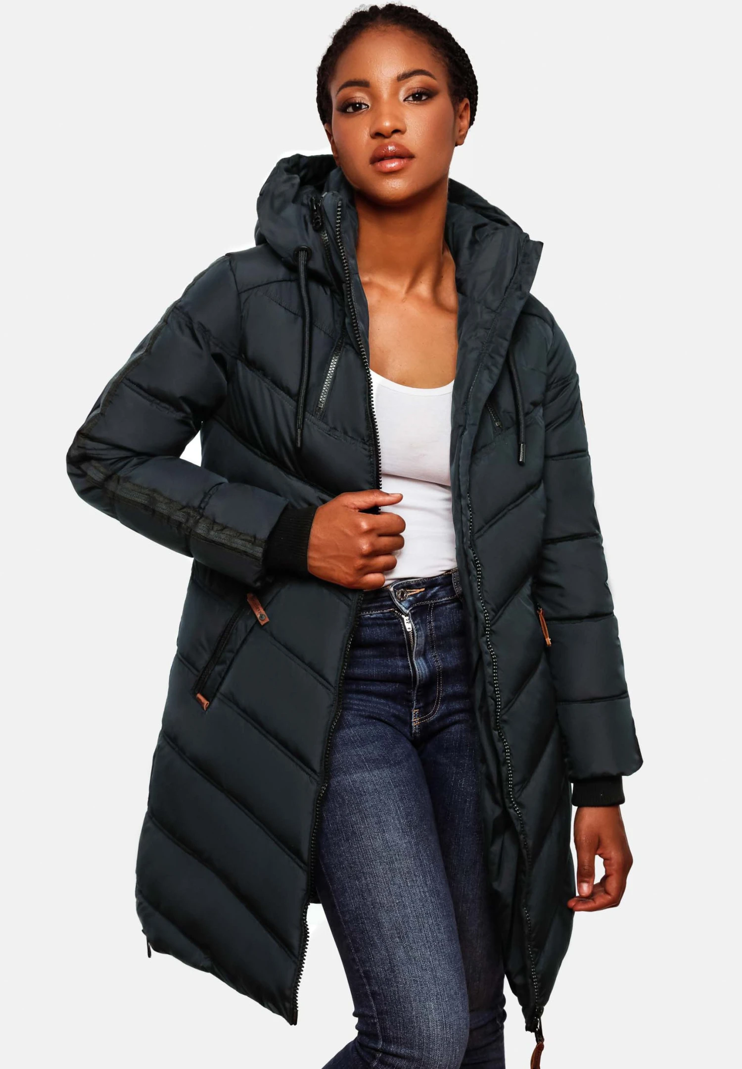 Marikoo Armasa - Winterjas - Blau 6 Marikoo Armasa - Winterjas - Blau - Afbeelding 6