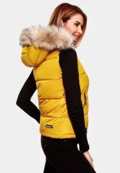Marikoo Bodywarmer - Yellow -Mooie Dames Jas b06dce6373b94d55a43172259fb55bf1