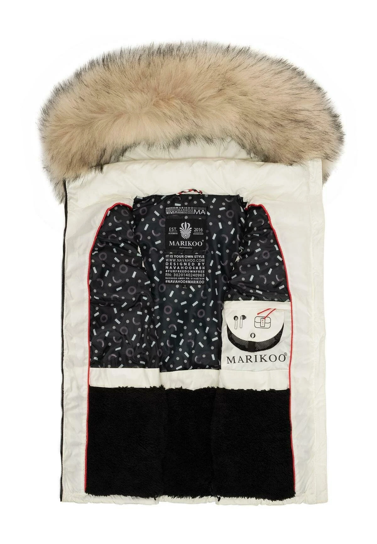 Marikoo Bodywarmer - Offwhite 8 Marikoo Bodywarmer - Offwhite - Afbeelding 8