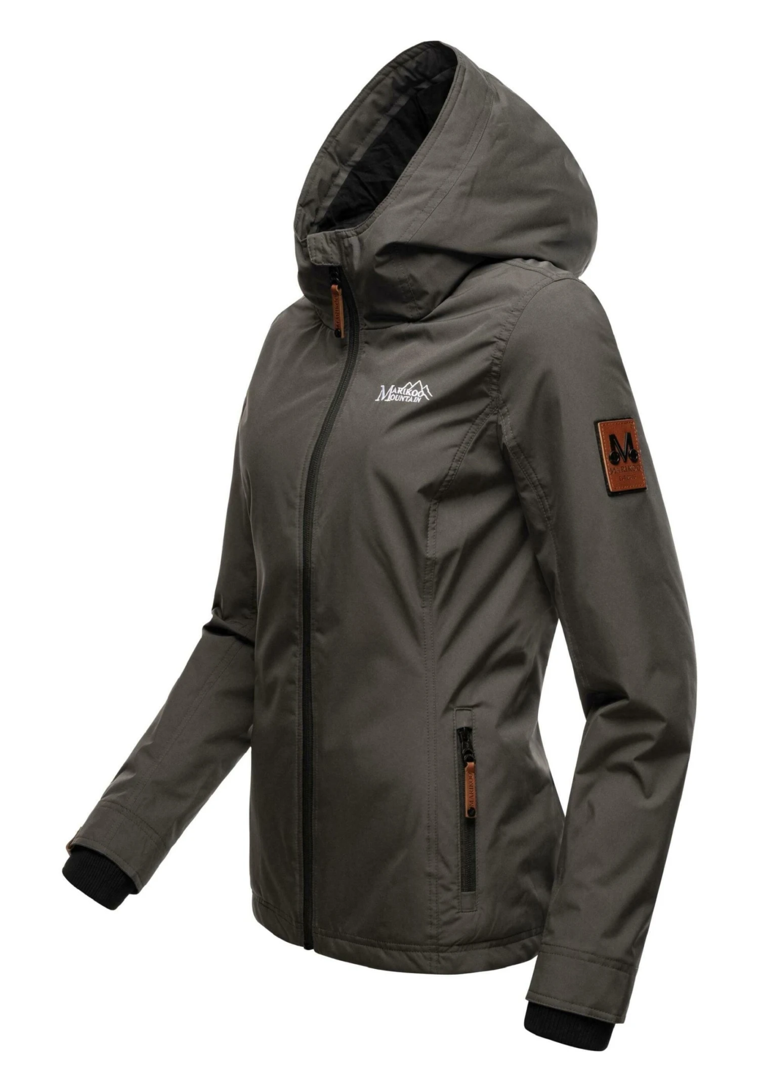 Marikoo Brombeere - Outdoorjas - Dark Grey 2 Marikoo Brombeere - Outdoorjas - Dark Grey - Afbeelding 2