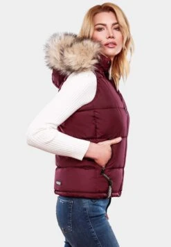 Marikoo Bodywarmer - Wine -Mooie Dames Jas b8f15b1cc0b8453393db978e67974815