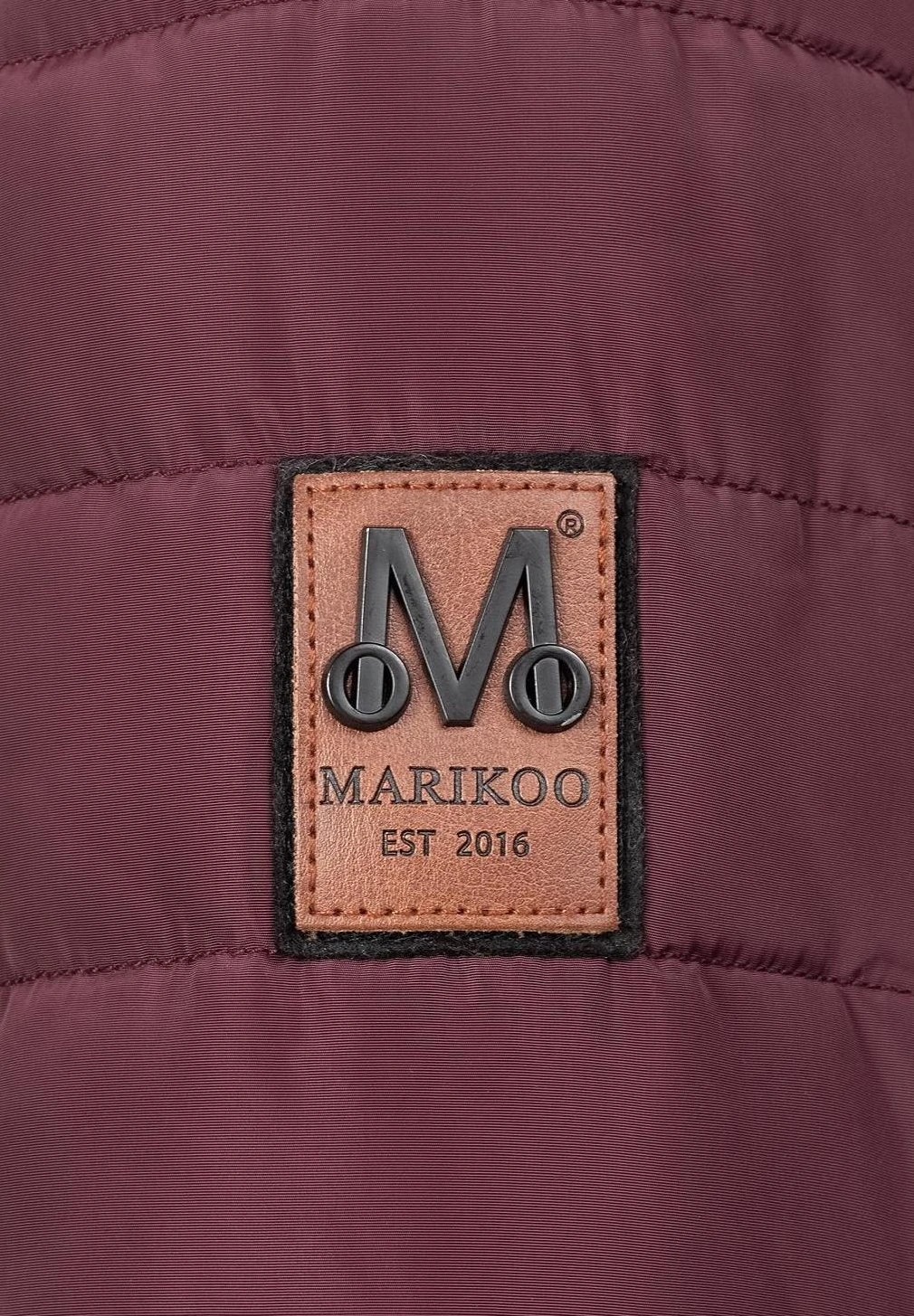 Marikoo Amber - Winterjas - Dark Red 5 Marikoo Amber - Winterjas - Dark Red - Afbeelding 5
