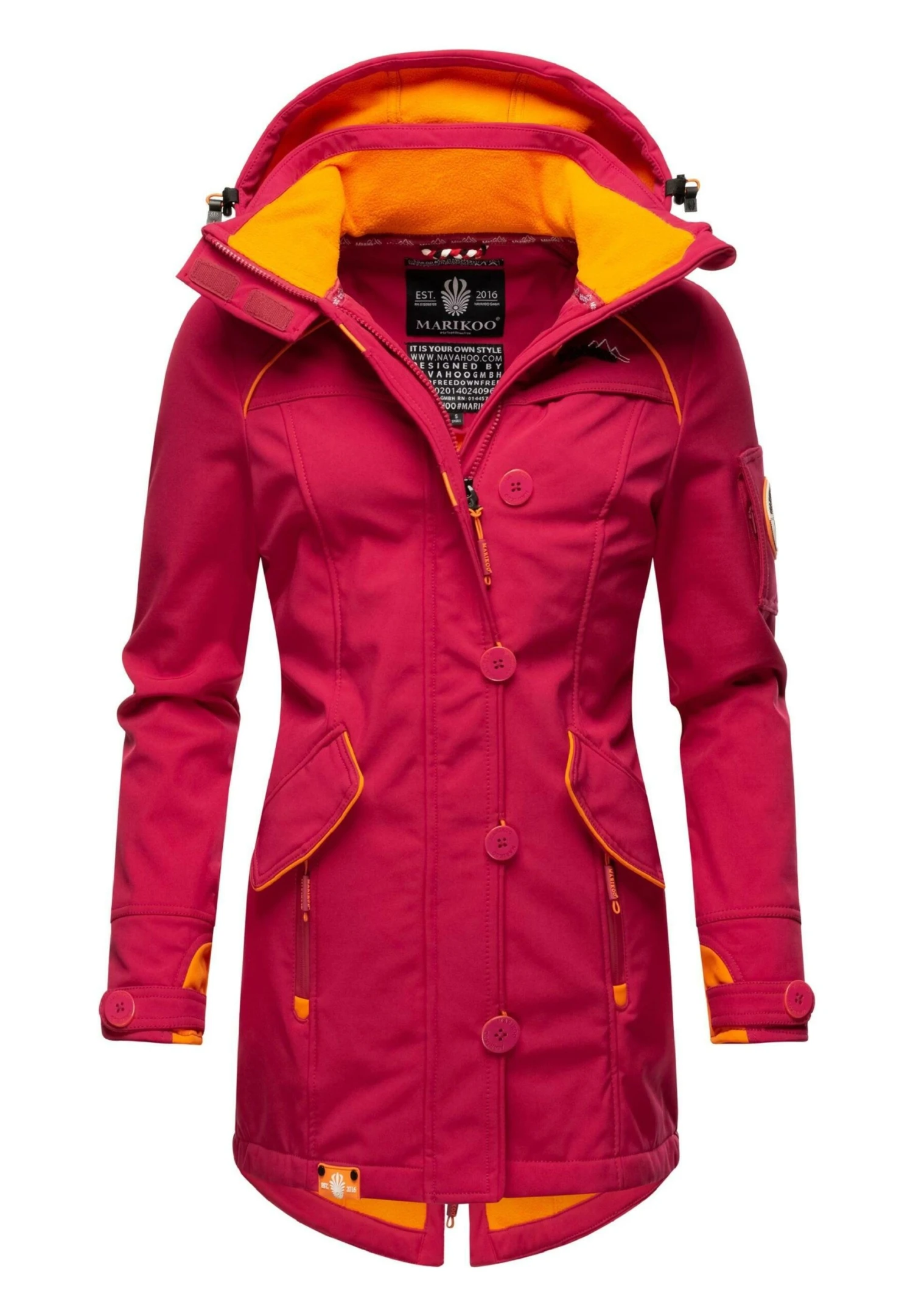 Marikoo Soulinaa - Parka - Fuchsia 5 Marikoo Soulinaa - Parka - Fuchsia - Afbeelding 5