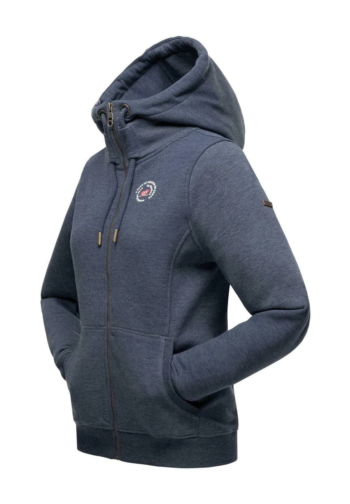 Marikoo Setsunaa - Sweater Met Rits - Dustybluemelange 7 Marikoo Setsunaa - Sweater Met Rits - Dustybluemelange - Afbeelding 7