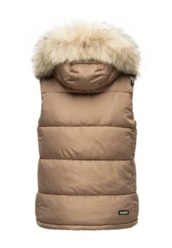 Marikoo Bodywarmer - Taupe 7 Marikoo Bodywarmer - Taupe -Mooie Dames Jas bd74ed0b13f844b9a97d54ff395489b0
