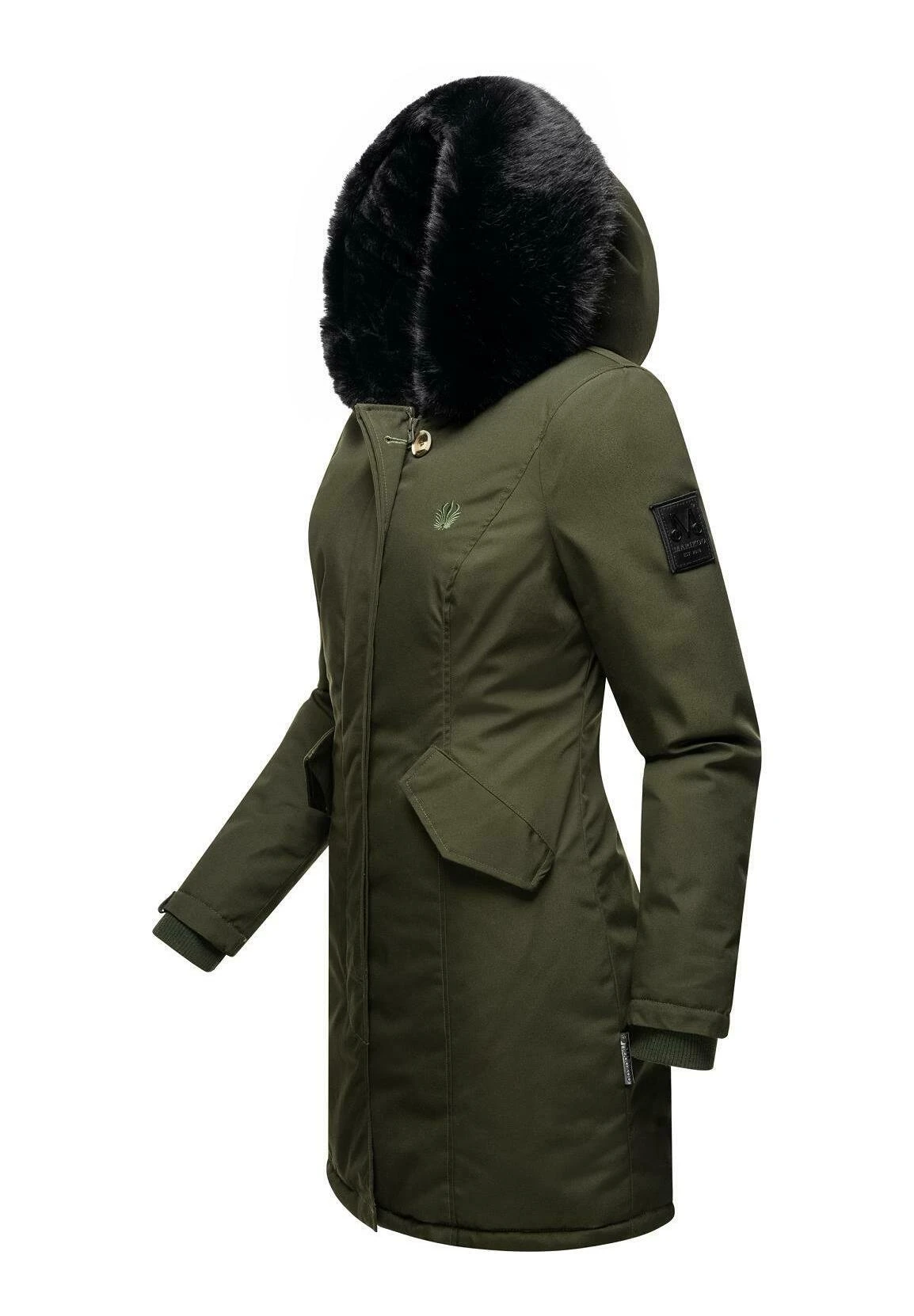 Marikoo Karambaa - Winterjas - Olive 3 Marikoo Karambaa - Winterjas - Olive - Afbeelding 3