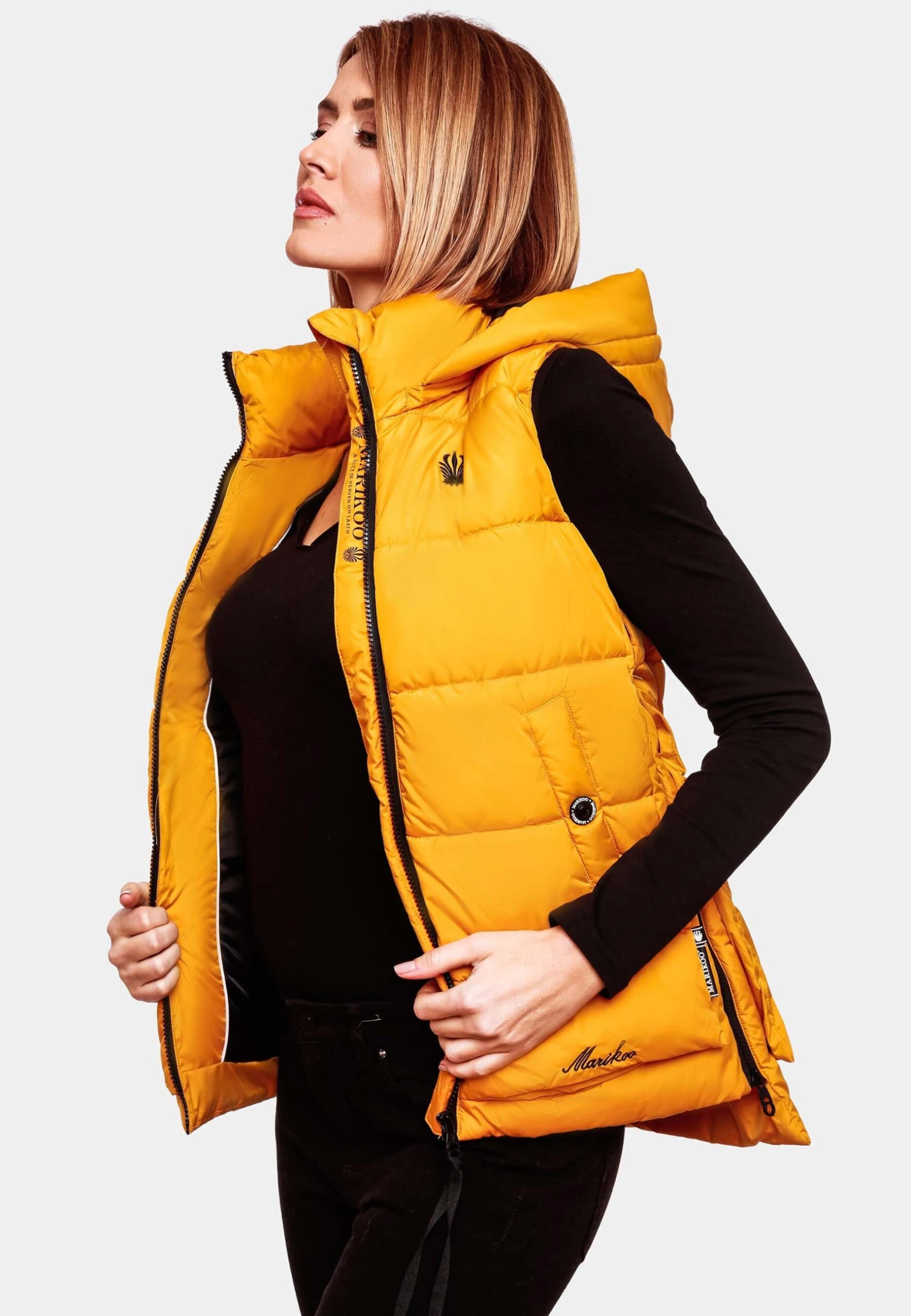 Marikoo Zarinaa - Bodywarmer - Yellow 3 Marikoo Zarinaa - Bodywarmer - Yellow - Afbeelding 3