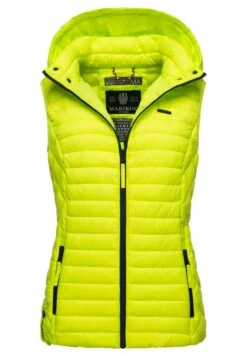 Marikoo Hasenpfote - Bodywarmer - Neon Green -Mooie Dames Jas c3383059ea314d18ac81b39d78fe87fb