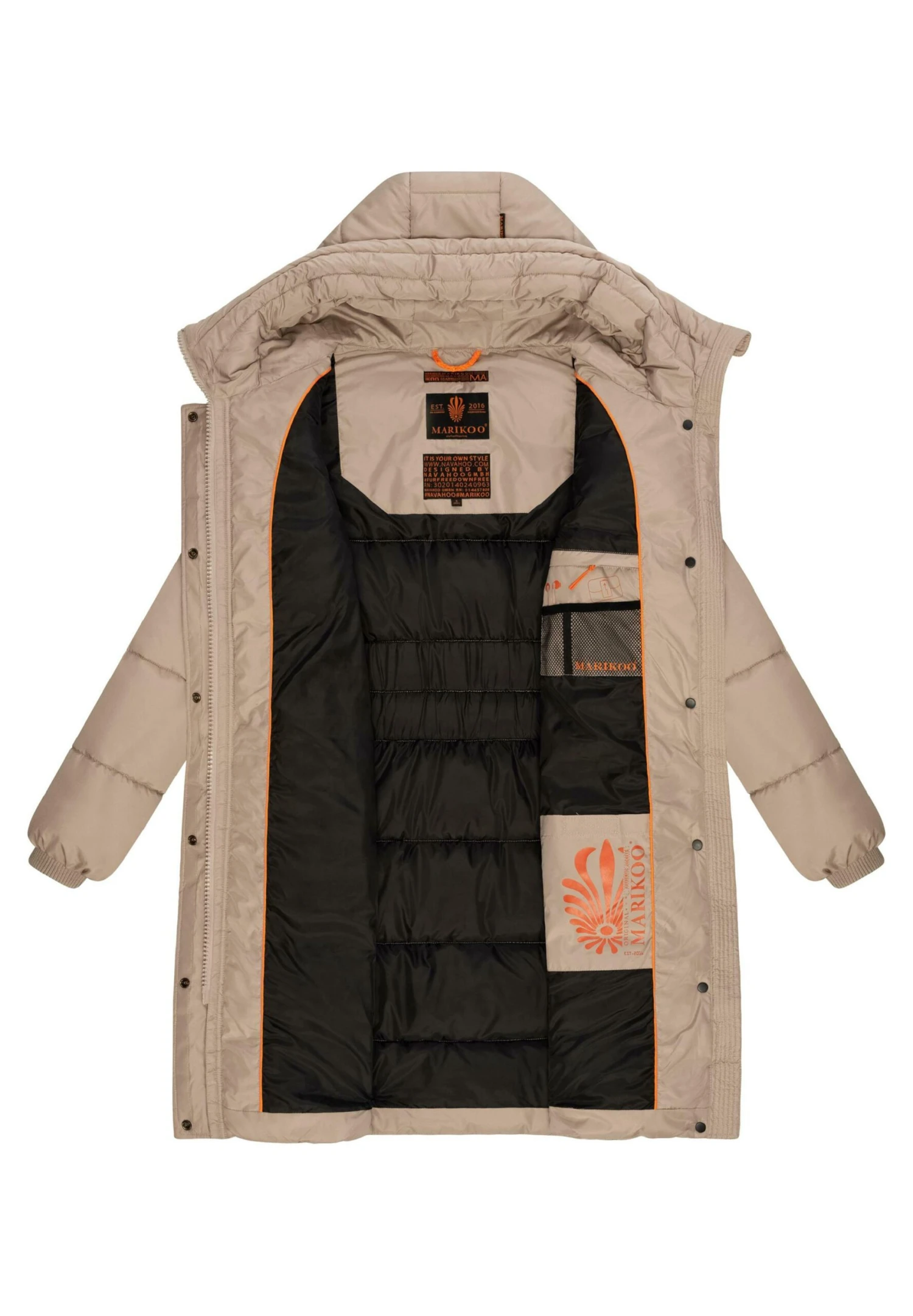 Marikoo Yuikoo - Winterjas - Taupe 8 Marikoo Yuikoo - Winterjas - Taupe - Afbeelding 8