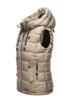 Marikoo Taisaa - Bodywarmer - Taupe 9 Marikoo Taisaa - Bodywarmer - Taupe -Mooie Dames Jas cff8816281eb49f89b0f0125180b5c0a