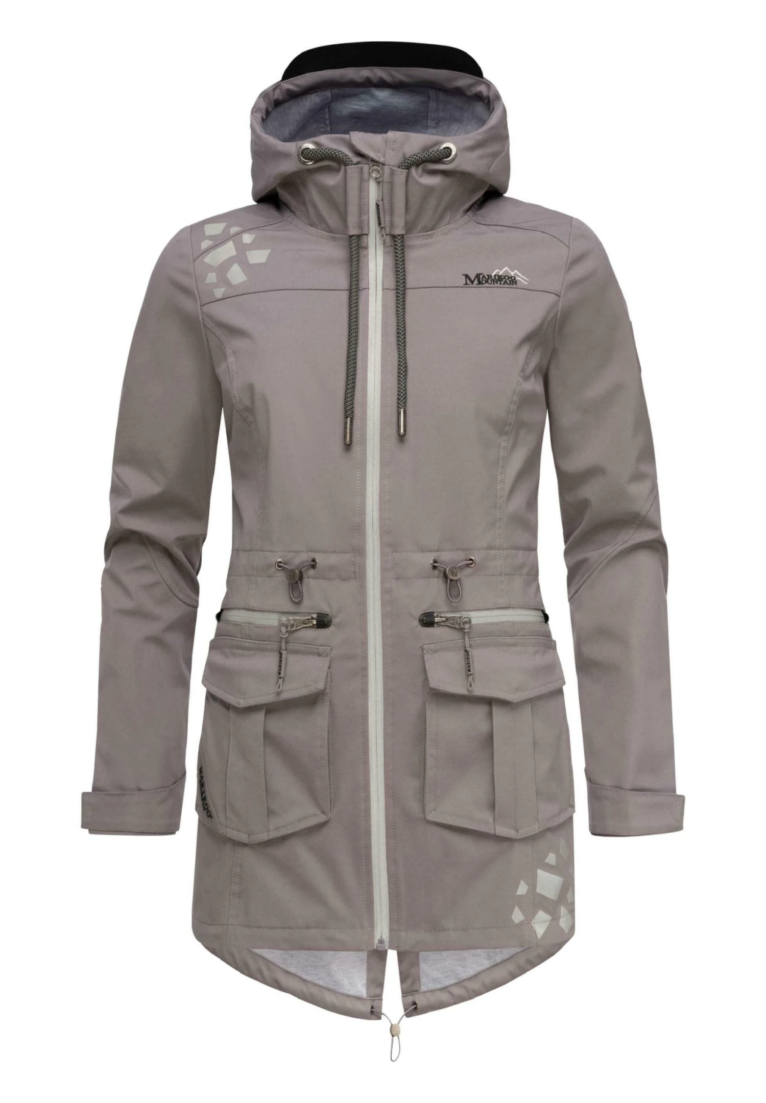 Marikoo Ulissaa - Regenjas - Grey 4 Marikoo Ulissaa - Regenjas - Grey - Afbeelding 4