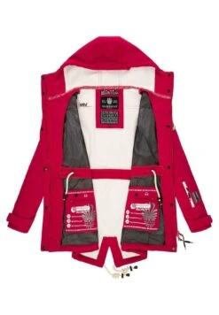 Marikoo Zimtzicke - Parka - Fuchsia 7 Marikoo Zimtzicke - Parka - Fuchsia -Mooie Dames Jas d3c75286b155497f800ce48e260a6fbe