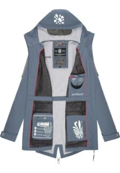 Marikoo Ulissaa - Regenjas - Dusty Blue 9 Marikoo Ulissaa - Regenjas - Dusty Blue -Mooie Dames Jas d4fc0cf728264fe4bc2fac088760b13f