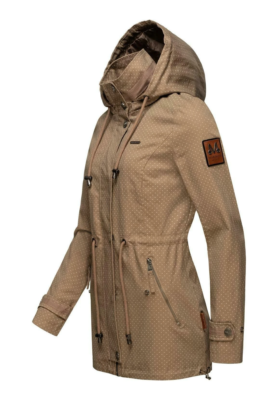 Marikoo Nyokoo - Parka - Taupe Dots 2 Marikoo Nyokoo - Parka - Taupe Dots - Afbeelding 2