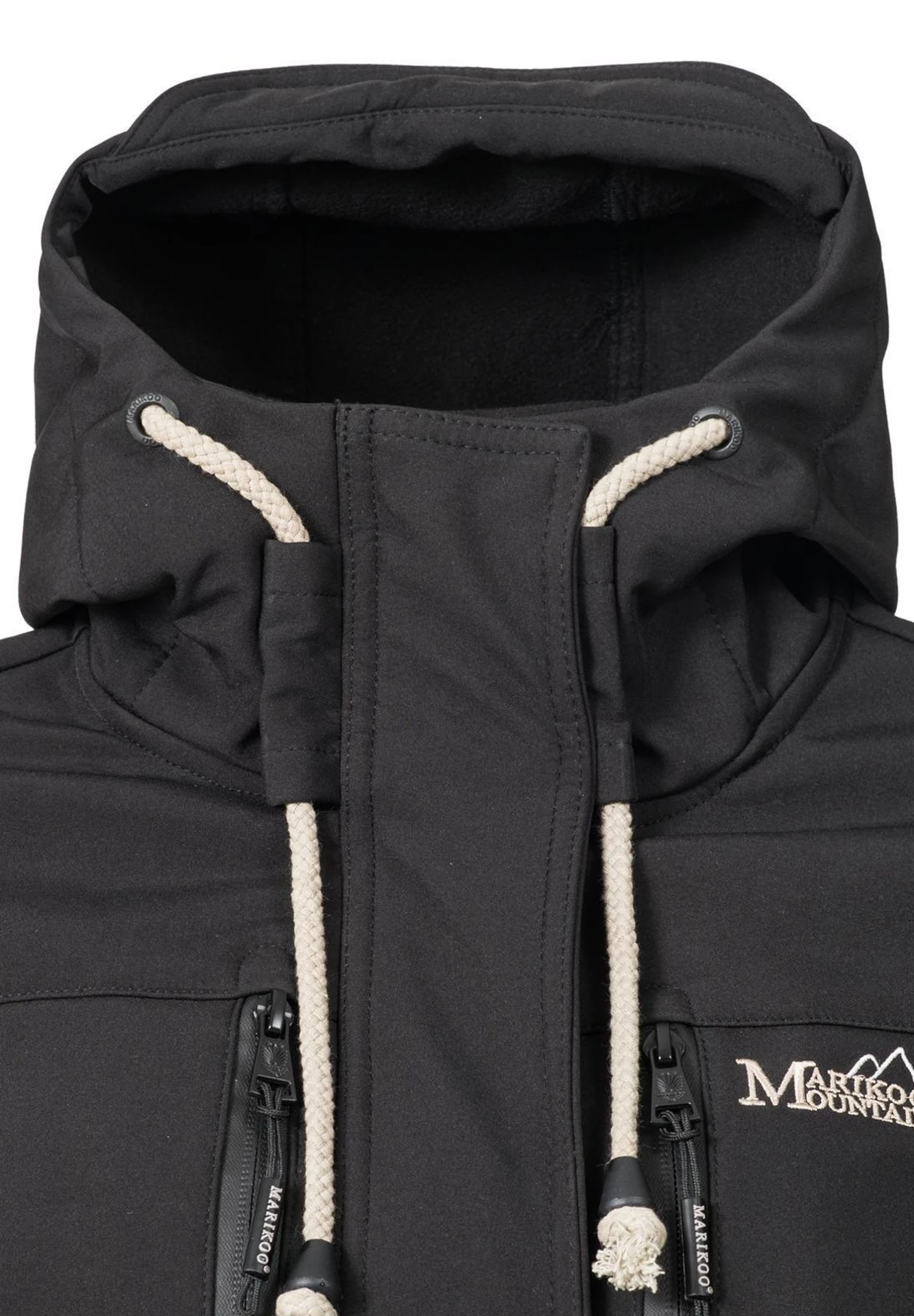 Marikoo Zimtzicke - Parka - Black 4 Marikoo Zimtzicke - Parka - Black - Afbeelding 4