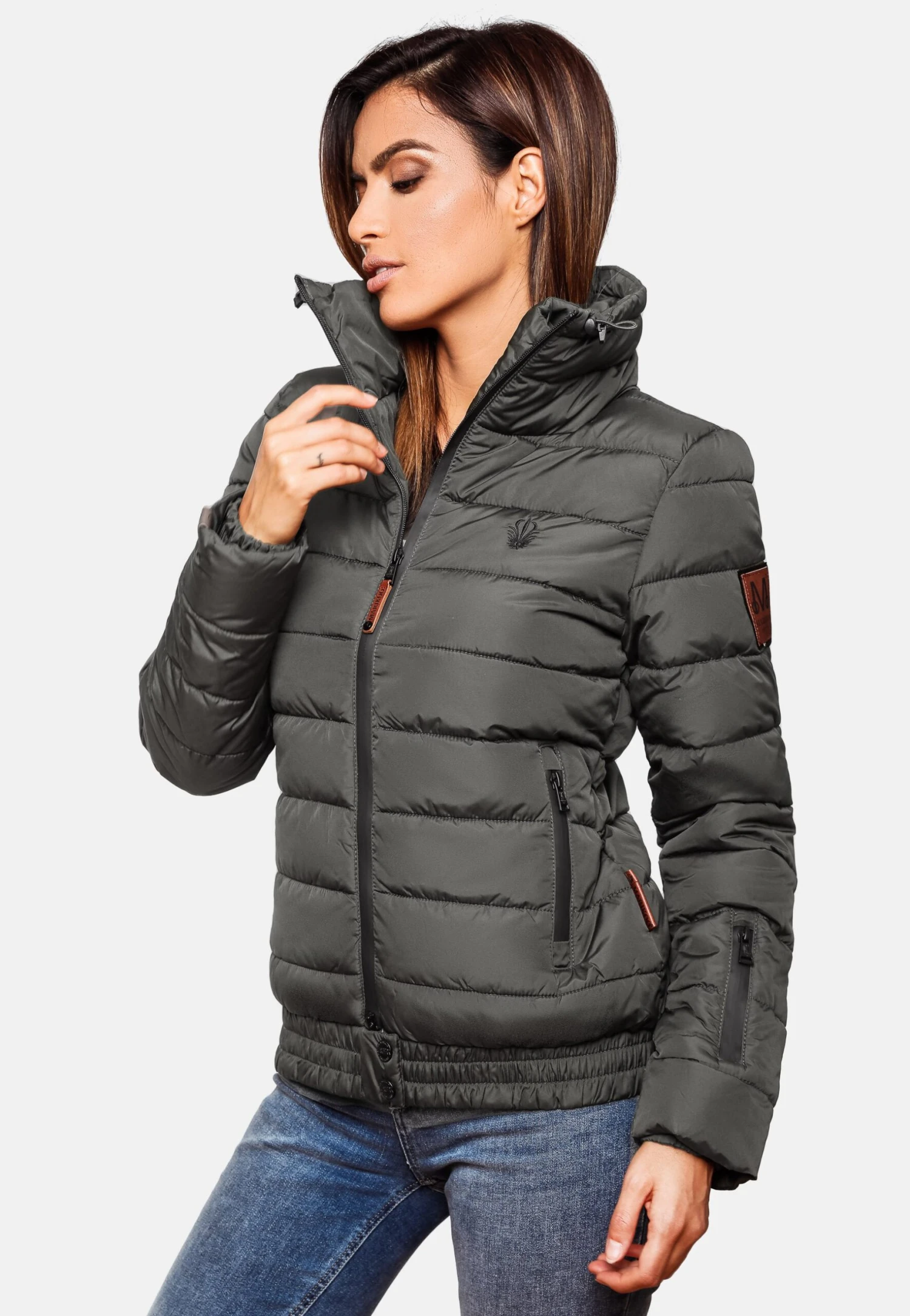 Marikoo Poison - Winterjas - Anthrazit 3 Marikoo Poison - Winterjas - Anthrazit - Afbeelding 3