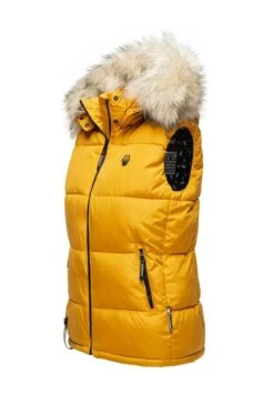 Marikoo Bodywarmer - Yellow -Mooie Dames Jas e1c6b400be80492790ce5d6f0a16c55a