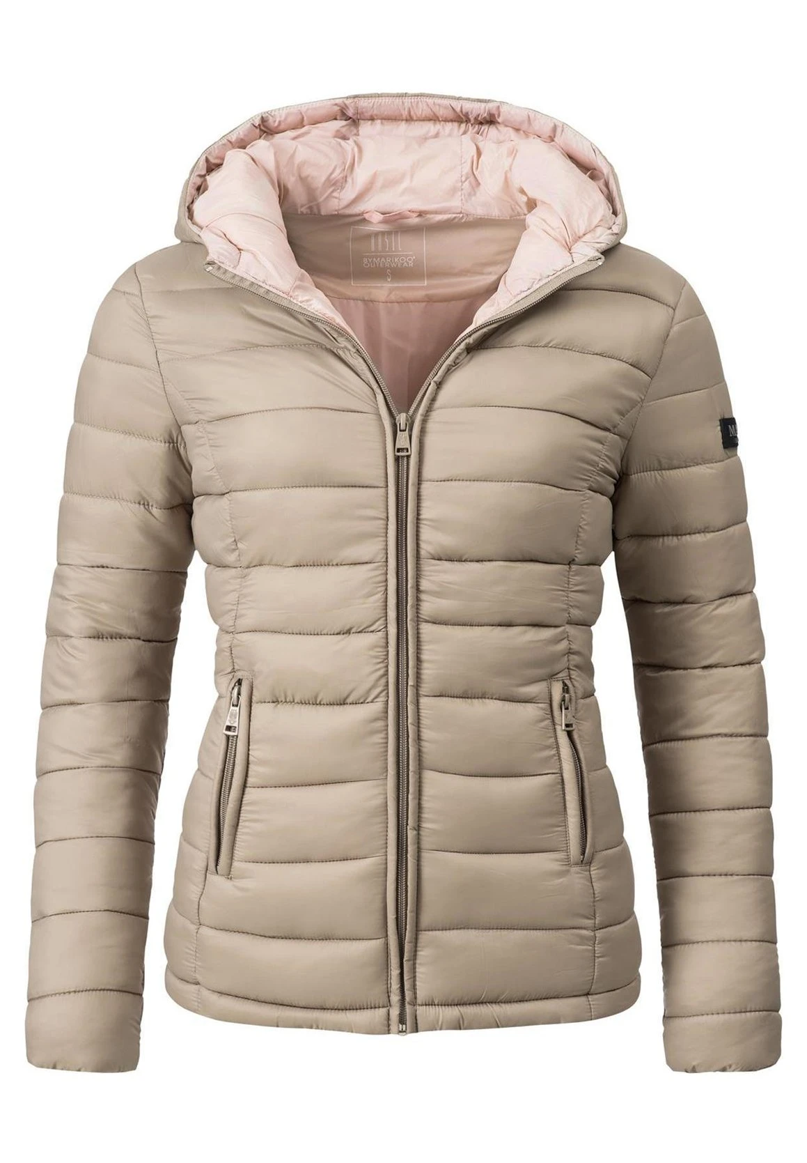 Marikoo Lucy - Winterjas - Taupe 1 Marikoo Lucy - Winterjas - Taupe