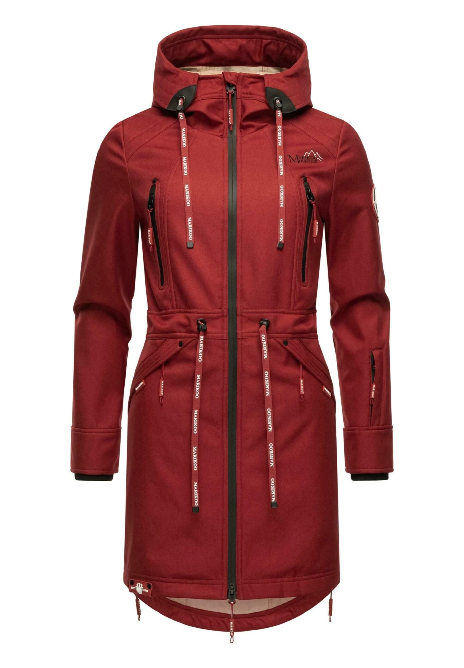 Marikoo Racquelle - Parka - Blood Red 1 Marikoo Racquelle - Parka - Blood Red