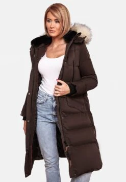 Marikoo Winterjas - Dark Choco 13 Marikoo Winterjas - Dark Choco -Mooie Dames Jas eb1db9d8052643e196243beb61d881b6