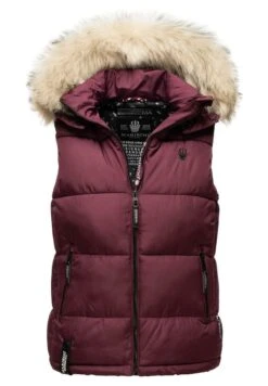Marikoo Bodywarmer - Wine -Mooie Dames Jas eca42c5c5d904ea0acfe30f8e1be9dee