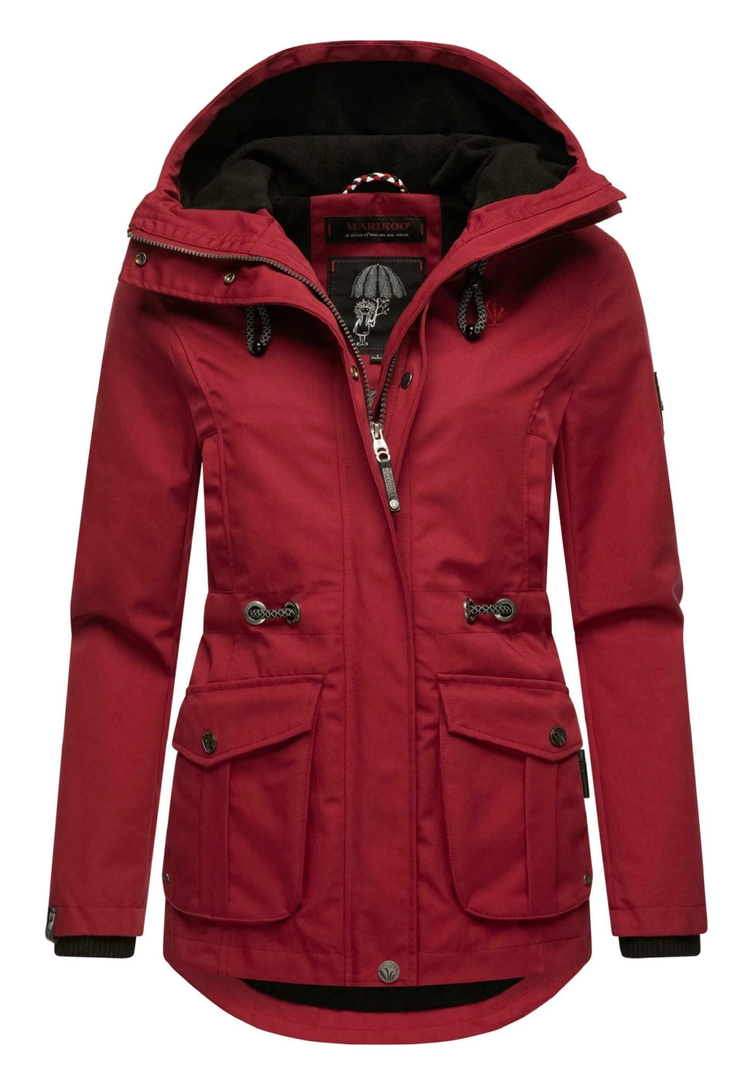Marikoo Babetaa- Parka - Blood Red 5 Marikoo Babetaa- Parka - Blood Red - Afbeelding 5