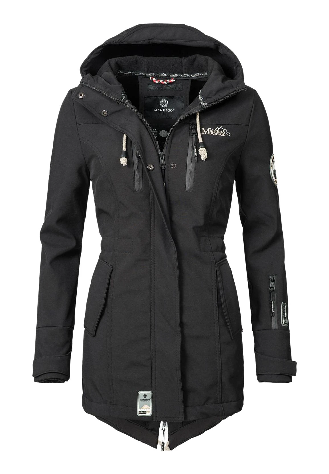 Marikoo Zimtzicke - Parka - Black 1 Marikoo Zimtzicke - Parka - Black