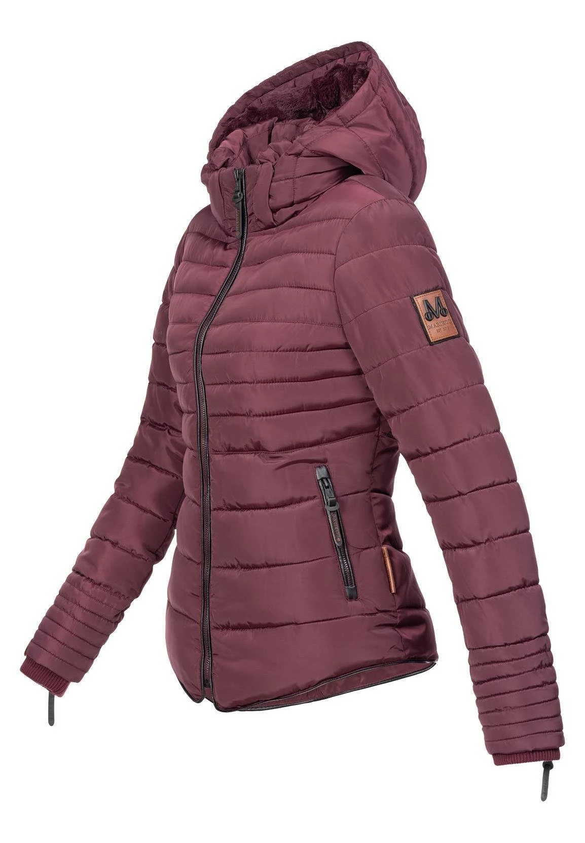 Marikoo Amber - Winterjas - Dark Red 3 Marikoo Amber - Winterjas - Dark Red - Afbeelding 3