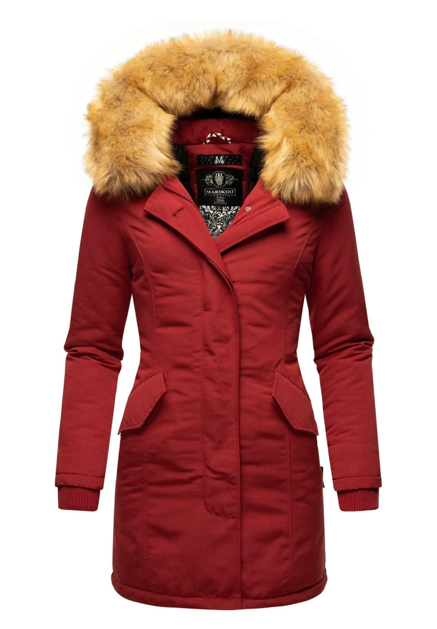Marikoo Karmaa - Winterjas - Blood Red 4 Marikoo Karmaa - Winterjas - Blood Red - Afbeelding 4