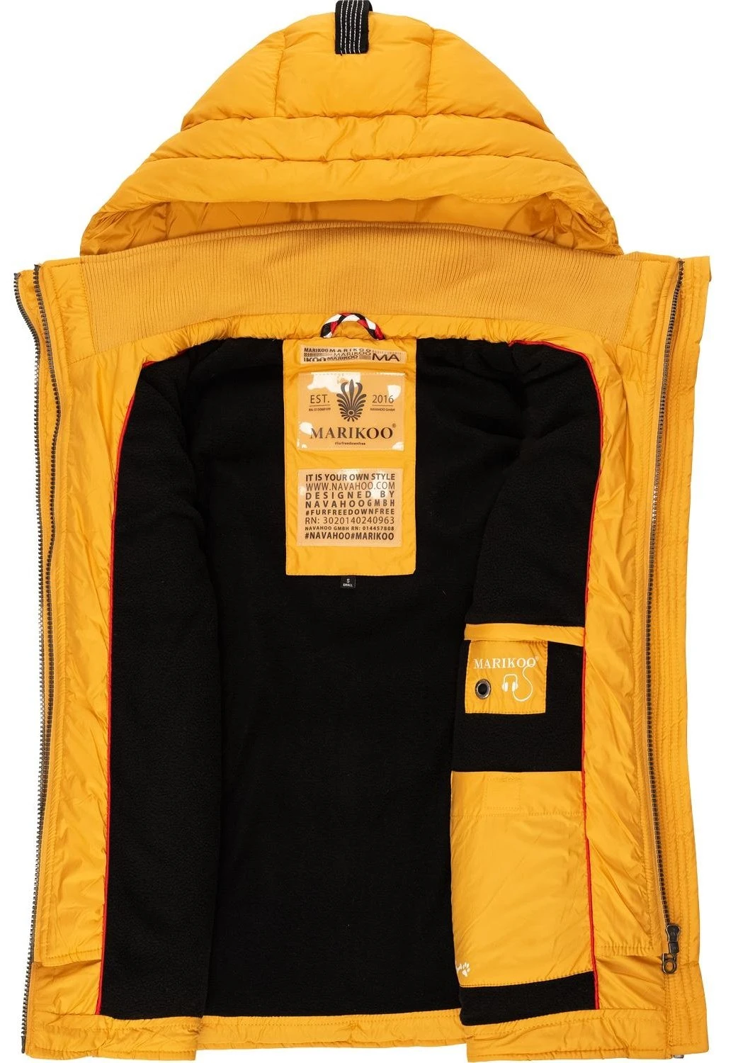 Marikoo Taisaa - Bodywarmer - Yellow 4 Marikoo Taisaa - Bodywarmer - Yellow - Afbeelding 4