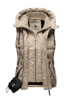 Marikoo Taisaa - Bodywarmer - Taupe 8 Marikoo Taisaa - Bodywarmer - Taupe -Mooie Dames Jas f505141d18c34b8e819435261e31cc31
