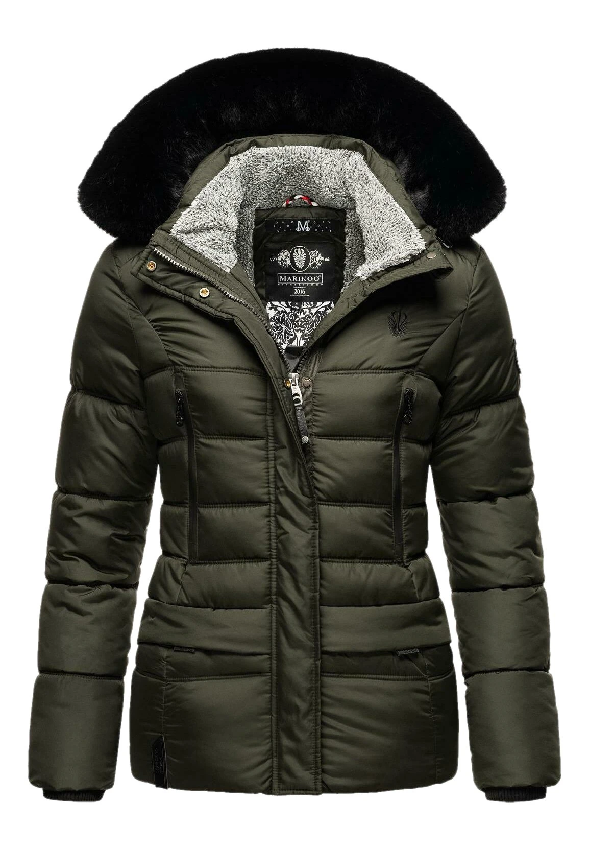 Marikoo Loveleen - Winterjas - Olive 1 Marikoo Loveleen - Winterjas - Olive