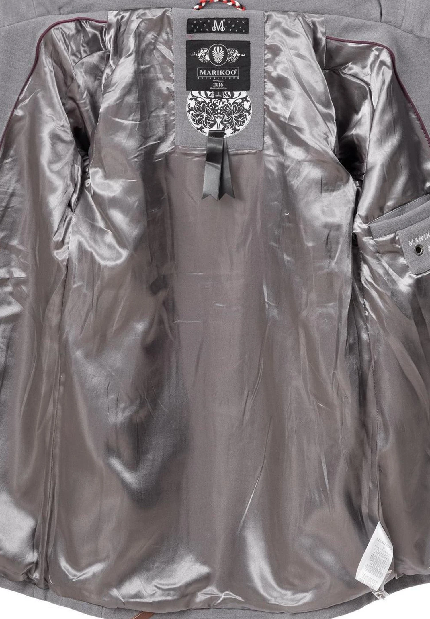 Marikoo Winterjas - Grey 6 Marikoo Winterjas - Grey - Afbeelding 6