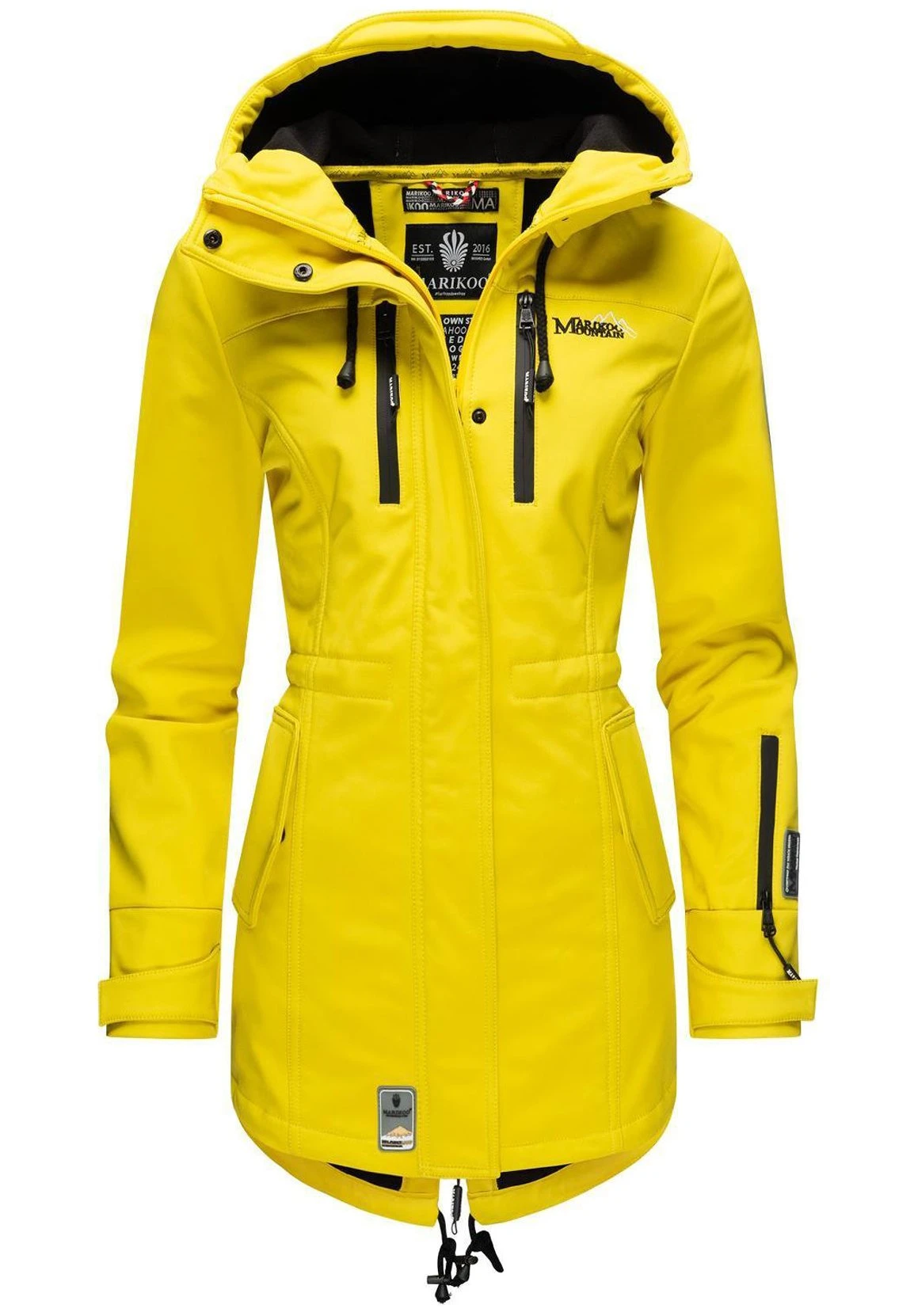 Marikoo Zimtzicke - Parka - Dark Yellow 1 Marikoo Zimtzicke - Parka - Dark Yellow